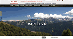 Desktop Screenshot of marilleva.it